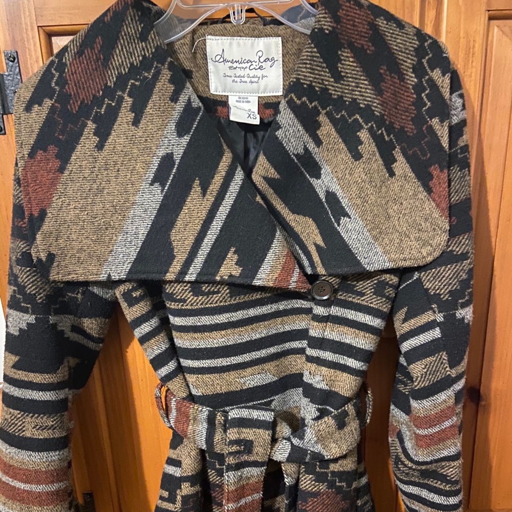 Patterned Coat - image 1